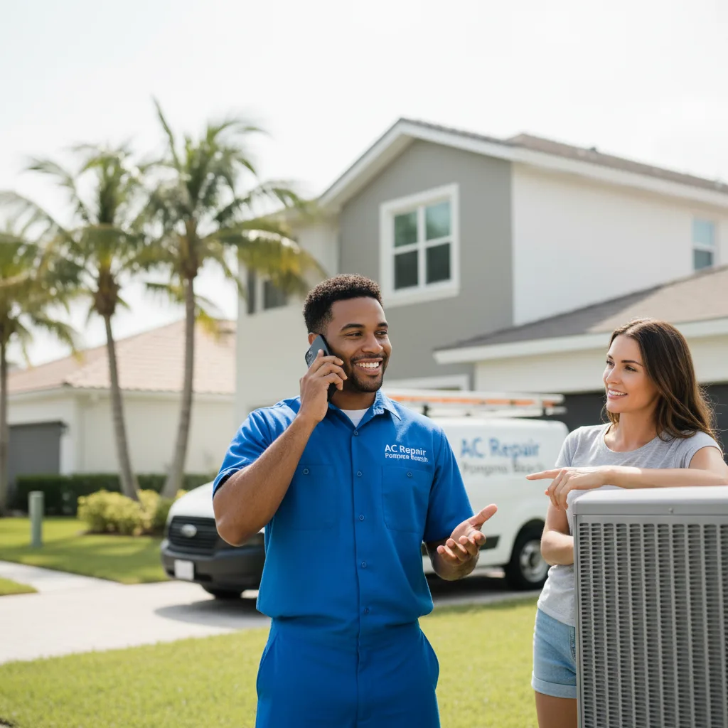 AC Repair Pompano Beach customer support in Dania